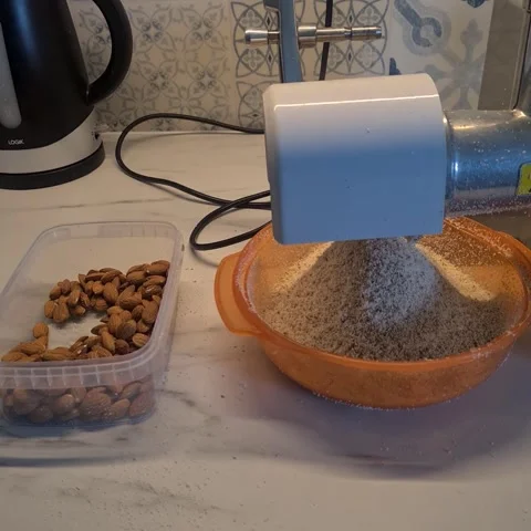 Ground almonds Stock Footage 221693657