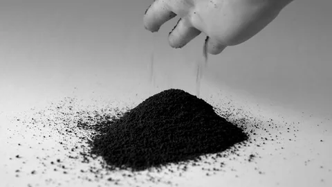 Ground and hand Stock Footage 73631741