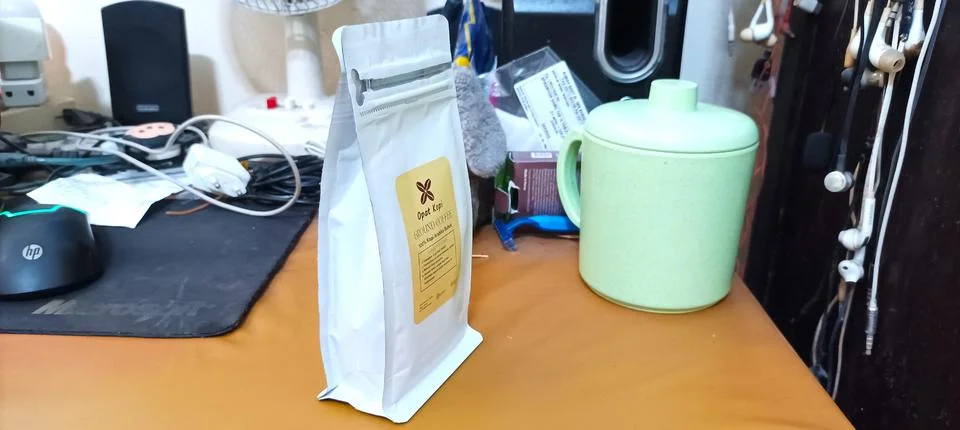 Ground Arabica coffee from the island of Java, Indonesia Stock-Fotos