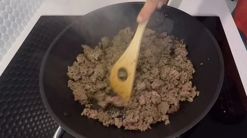Ground beef. Vidéo 121597414
