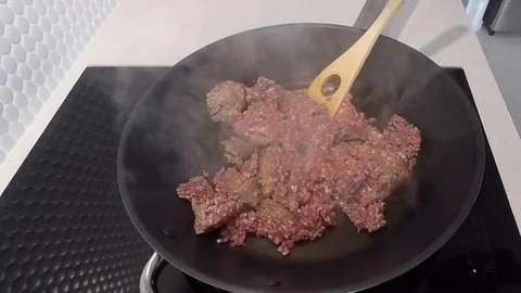 Ground beef. Stock Footage 121597511