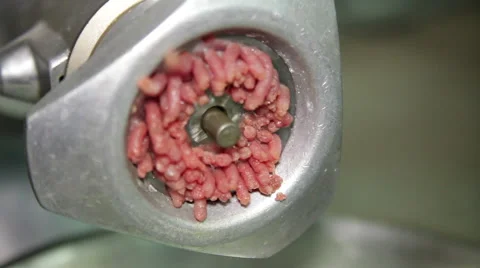 Ground Beef Preparation Stock Footage 65429227