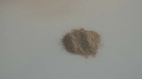 Ground black pepper. Herb spices. 스톡 동영상 43240819