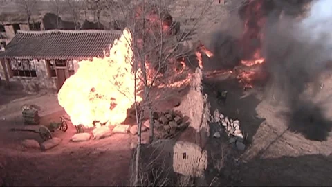 Ground blast Stock Footage 235264307