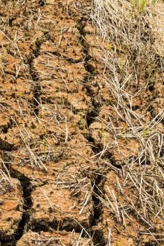 Ground broken. Stock Photos