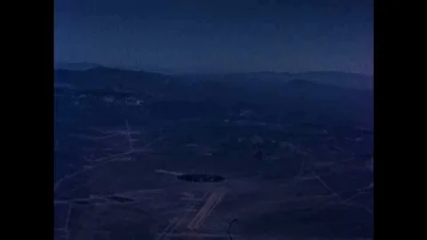 Ground burst effects of an atomic bomb Stock Footage 102903584