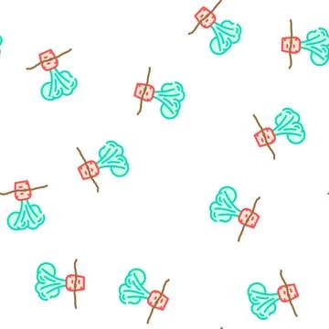 Ground carrot vector seamless pattern Stock Illustration