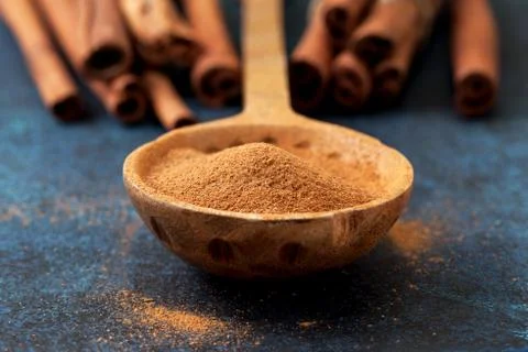 Ground cinnamon Stock Photos
