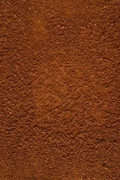Ground coffee background or texture Stock Photos