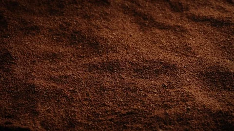Ground Coffee Closeup Video stock 77926359