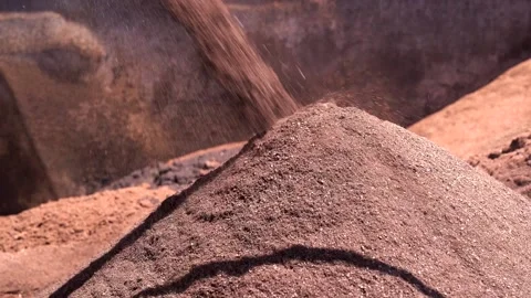 Ground coffee grounds for recycling Stock Footage 201906154