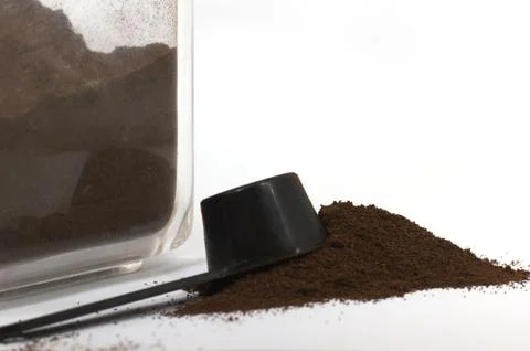 Ground coffee Stock-Fotos