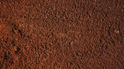 Ground Coffee Texture Close Up Stock Footage 344571236