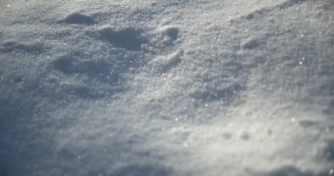 Ground covered with snow surface Stock Footage 155593592