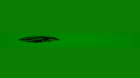 Ground crack animation - green  screen Stock Footage 33731998