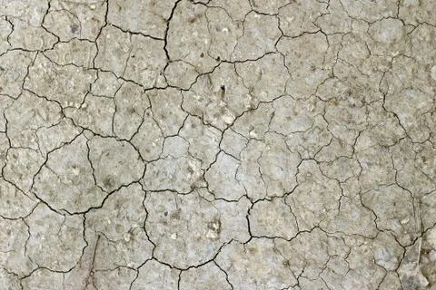 Ground crack for texture and background Stock Photos