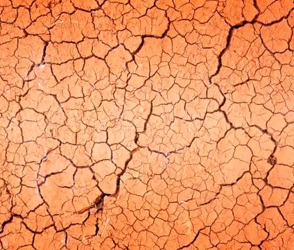The ground cracks Stock Photos