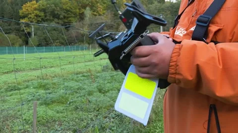 Ground Crew Preparing Control Equipment for Utility Operation Stock-Footage 346306929