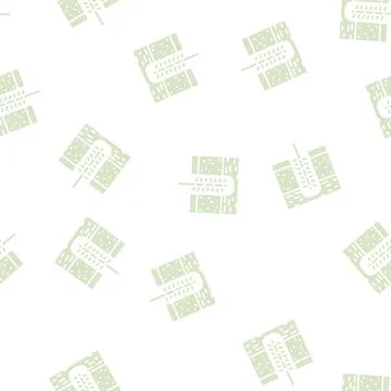 Ground drilling glyph seamless pattern 스톡 일러스트