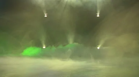 Ground fog effect at disco Stock Footage 35569494
