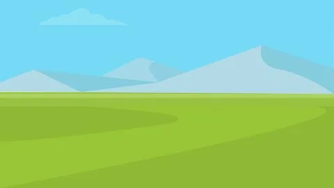 Ground Landscape Stock Illustration