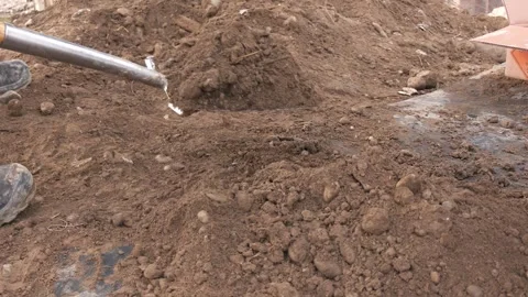 Ground Preparation for Controlled Demolition Blast Stock Footage 342019067