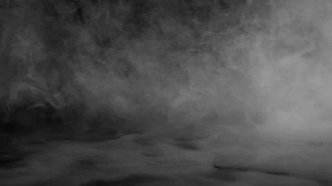 Ground Realistic Smoke Clouds with alpha channel Dry Ice Smoke Storm Atmosphere Stock Footage 98611783