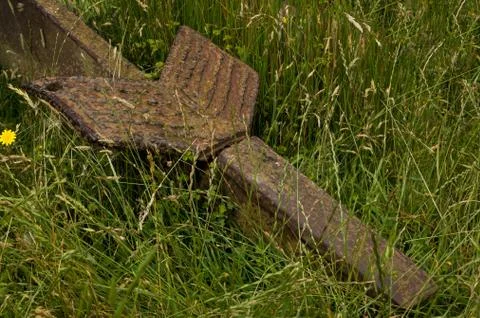 Ground ripper point Foto stock