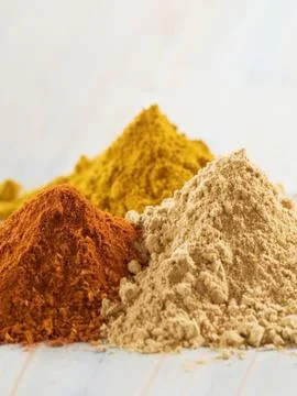 Ground spices Stock Photos