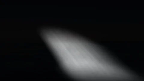 Ground spotlight with fluctuating particles simulation Video stock 276606237