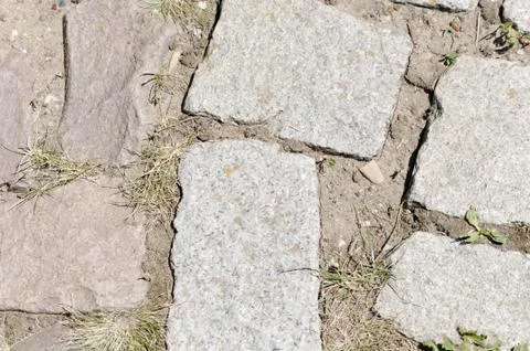 Ground with Stones Texture Stock Photos