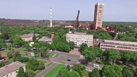 Ground structures of the mine "Sukha Balka" 2 Video stock 73571569