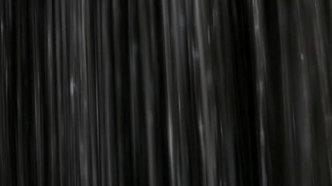 Ground sugar like rain on a black background Stock Footage 102862815