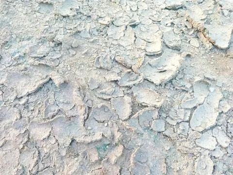 The ground is very dry Stock Photos