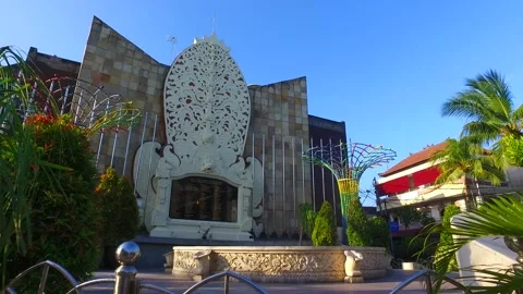 Ground Zero Bali Monument, or the Bali Bombing Memorial Stockbeeldmateriaal 205515756
