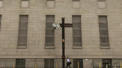 Ground Zero Monument Stock Footage 625732