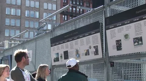 Ground Zero in New York Vídeo Stock 11493603