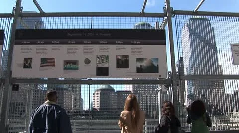 Ground Zero in New York Stock Footage 11493693