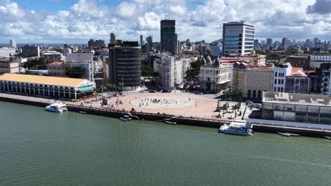 Ground Zero Square In Recife In Pernambuco Brazil Northeastern. Stock Footage 337389133