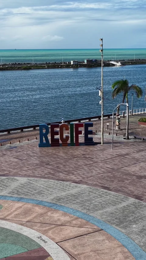 Ground Zero Square In Recife In Pernambuco Brazil Northeast. Vídeo Stock 338215851