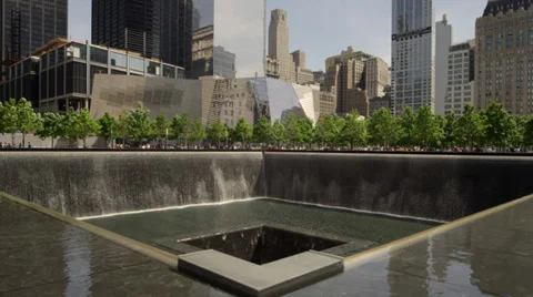 Ground_zero_fountain 스톡 동영상 39566317