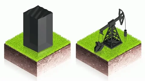 Groundblock oil Stock Footage 11479780