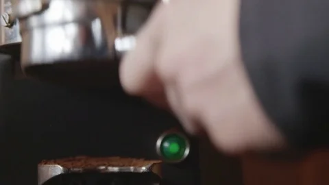 Grounded Coffee Machine Stock Footage 82673832
