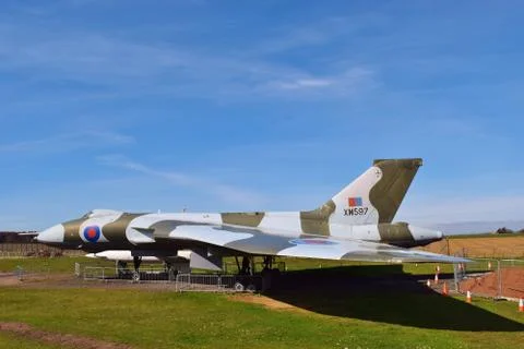 Grounded Vulcan Stockfoto's