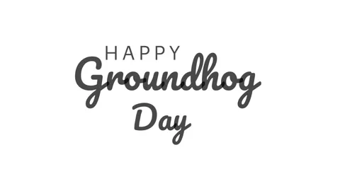 Groundhog day animated 50 Stock Footage 229978194