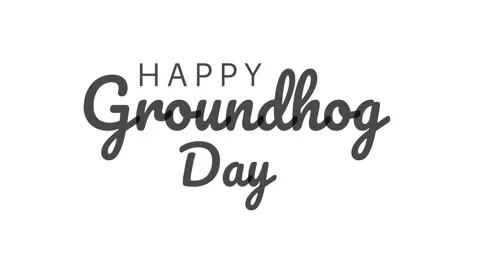 Groundhog day animated 6 Stock Footage 229977730