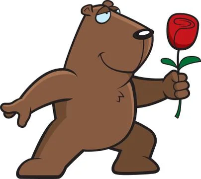 Groundhog Flower Stock Illustration