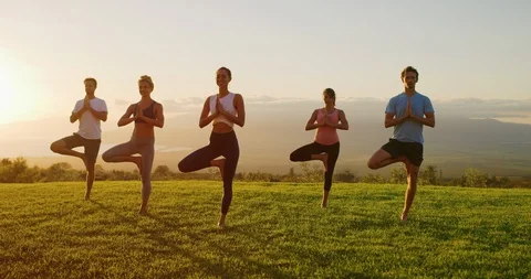 Grounding themselves Stock Footage 105139235