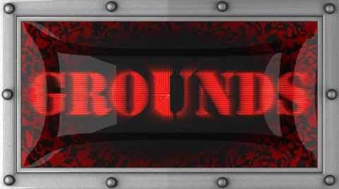 Grounds on led Stock Footage 8762041