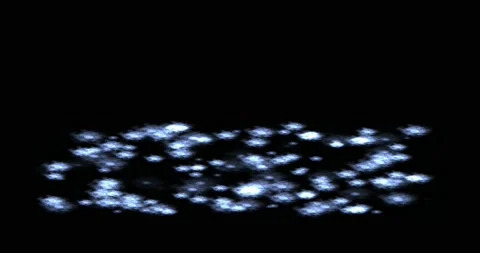 Groung bubbles, Drops of water splashes fly and fall, motion graphics of rain Video stock 202189697